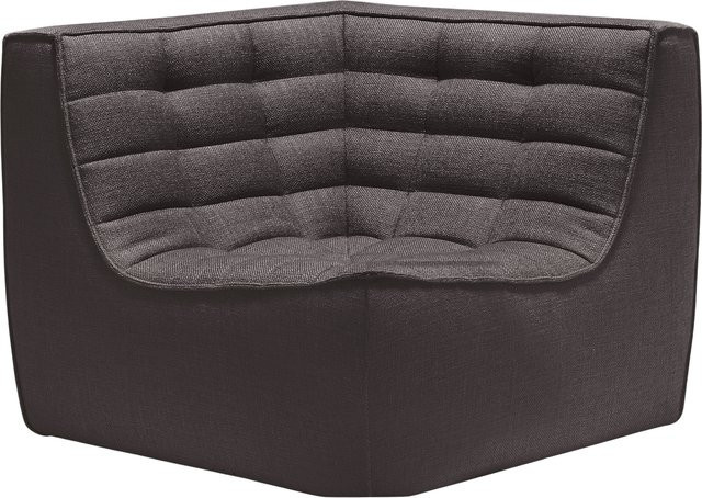 Ethnicraft N701 Modulsofa Eck Quadratisch in Grau mit Stoffbezug - Bild 1