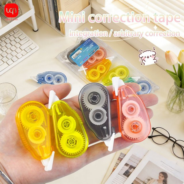 WQN Mini Regenbogen Korrekturband Set, 6 Stück, Mehrfarbig - Bild 1