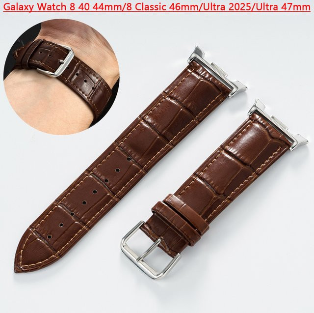 FancyWrist Uhrenarmband Leder, Samsung Galaxy Watch 8 Classic, 44 mm, 40 mm, Ultra 2 - Bild 1