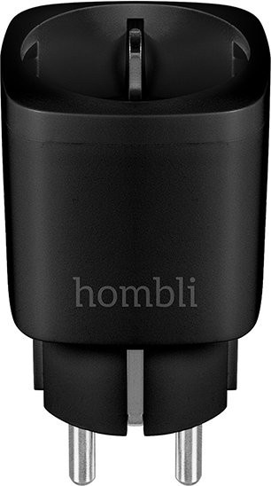 Hombli Smart Steckdose Wi-Fi smarter Zwischenstecker Schwarz - Bild 1