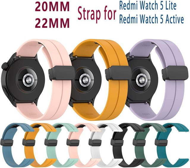 Smartwatch-Armband Silikon, Schwarz, Unisex - Bild 1