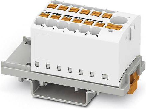 Phoenix Contact Verteilerblock 3273100 Zugfeder Weiß 8 Stück Breite: 28,6 mm - Bild 1