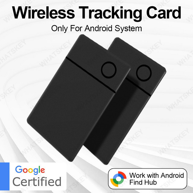 Android Wireless Charge Wallet Tracker GPS Smart Tag für Google Find My Device, kompatibel mit Xiaomi und Samsung Handys - Bild 1