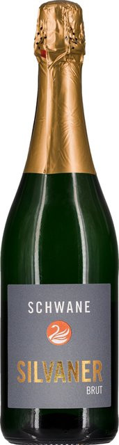 Schwane Silvaner Sekt, Brut, 2023, Schaumwein, 12 x 0,75 l - Bild 1