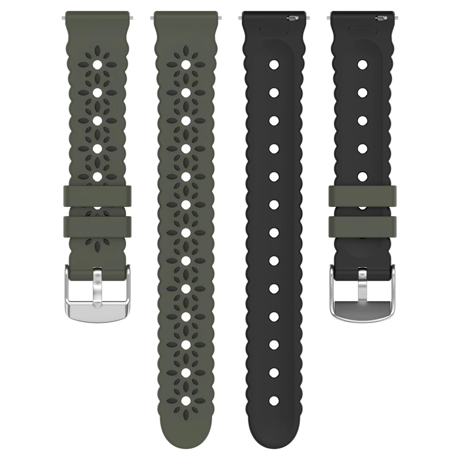Indekos Uhrenarmband Silikon, 18 mm 20 mm, Damen - Bild 1