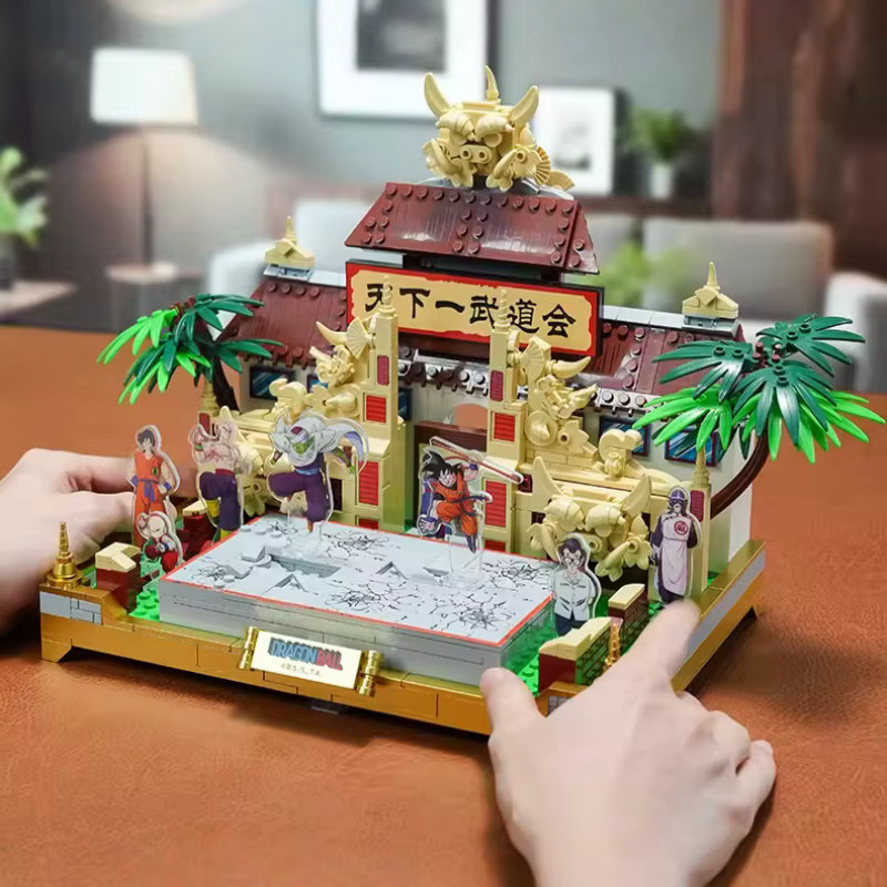 Pantasy Dragon Ball Bausteinmodell Songoku Tengkaichi Budokai Desktop-Spielzeug in Mehrfarbig - Bild 3