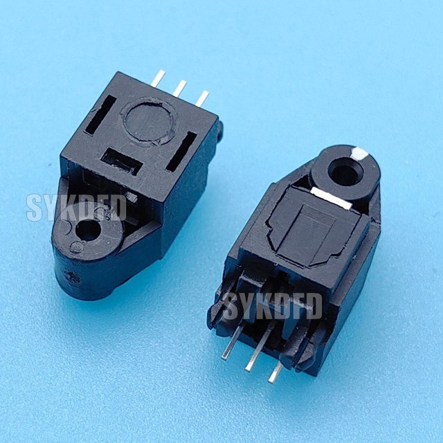 SYKDFD Audio Optic Fiber Terminal 3-Pin Halter Stecker DLR2180 Schwarz - Bild 1