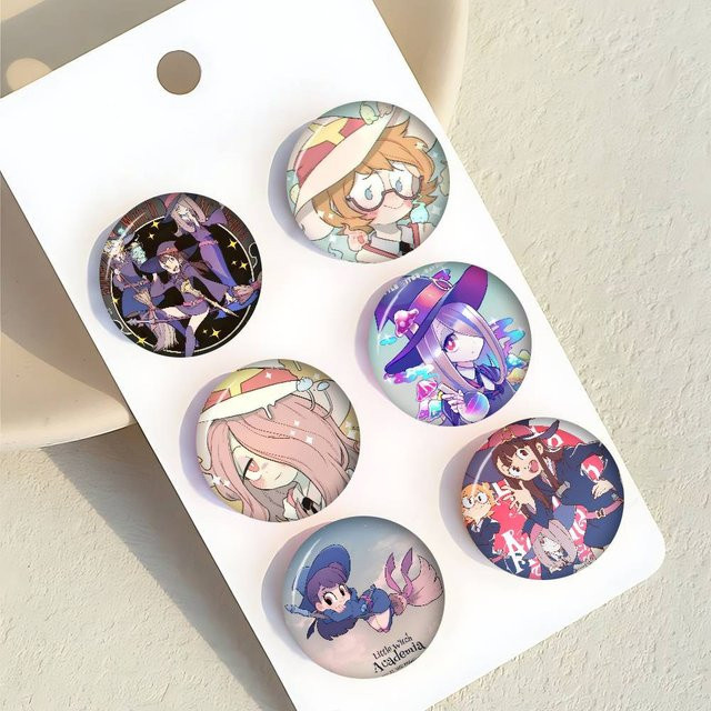 Kayou Anstecknadeln, Weißblech, Tiermotive, Bunt, Anime Little Witch Academia - Bild 1