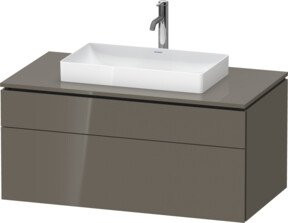 Duravit L-Cube Waschtischunterschrank Wandhängend, Farbe Grau, B/T/H: 102 x 55 x 48,2 cm - Bild 1