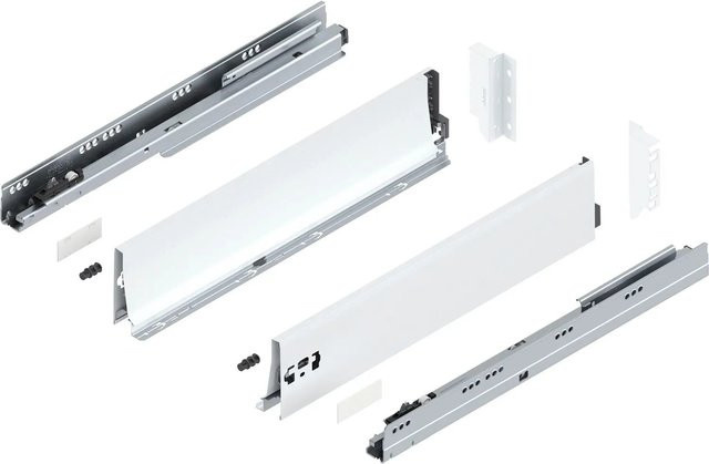 Blum Tandembox antaro K Vollauszug Blumotion Seidenweiß 550 mm 1 Paar - Bild 1