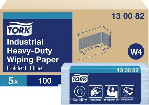 Tork Premium Industrie Papierwischtücher blau 5-teiliges Set - Bild 2