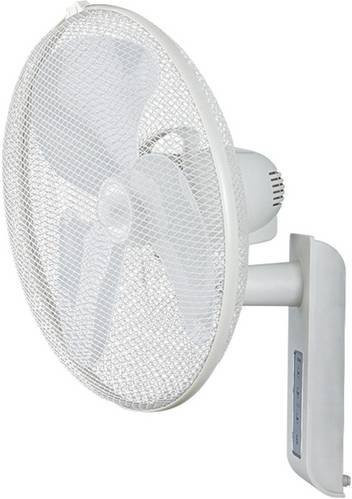 CasaFan Greyhound WV 45 Wandventilator Lichtgrau mit Fernbedienung, Oszillation und Timer, Durchmesser: 44,3 cm, Höhe: 28 cm - Bild 1