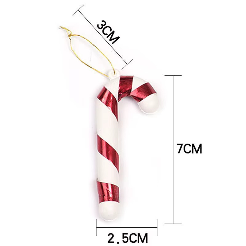 RIBBON HOUSE Weihnachtsbaumschmuck Süßigkeiten-Anhänger in Mehrfarbig, 6er Packung - Bild 1