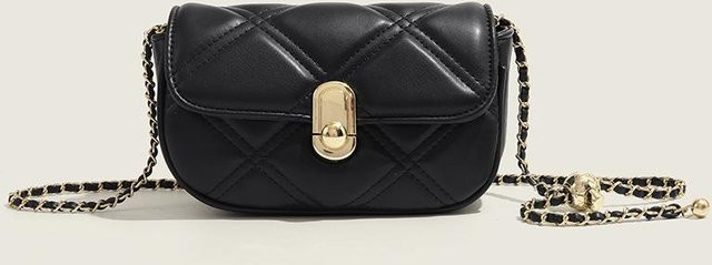 JMG Bags Kettentasche, Silber, Diamant, Damen, Schwarz - Bild 1