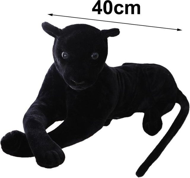 Yiran Health & Beauty Plüsch-Leopard, Stofftier, Bunt / Mehrfarbig, Schwarz - Bild 1