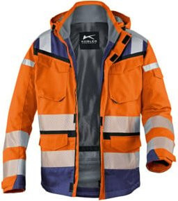 Kübler Workwear Wetterjacke REFLECTIQ SYMPATEX PSA 2 warnorange/dunkelblau Größe M - Bild 1