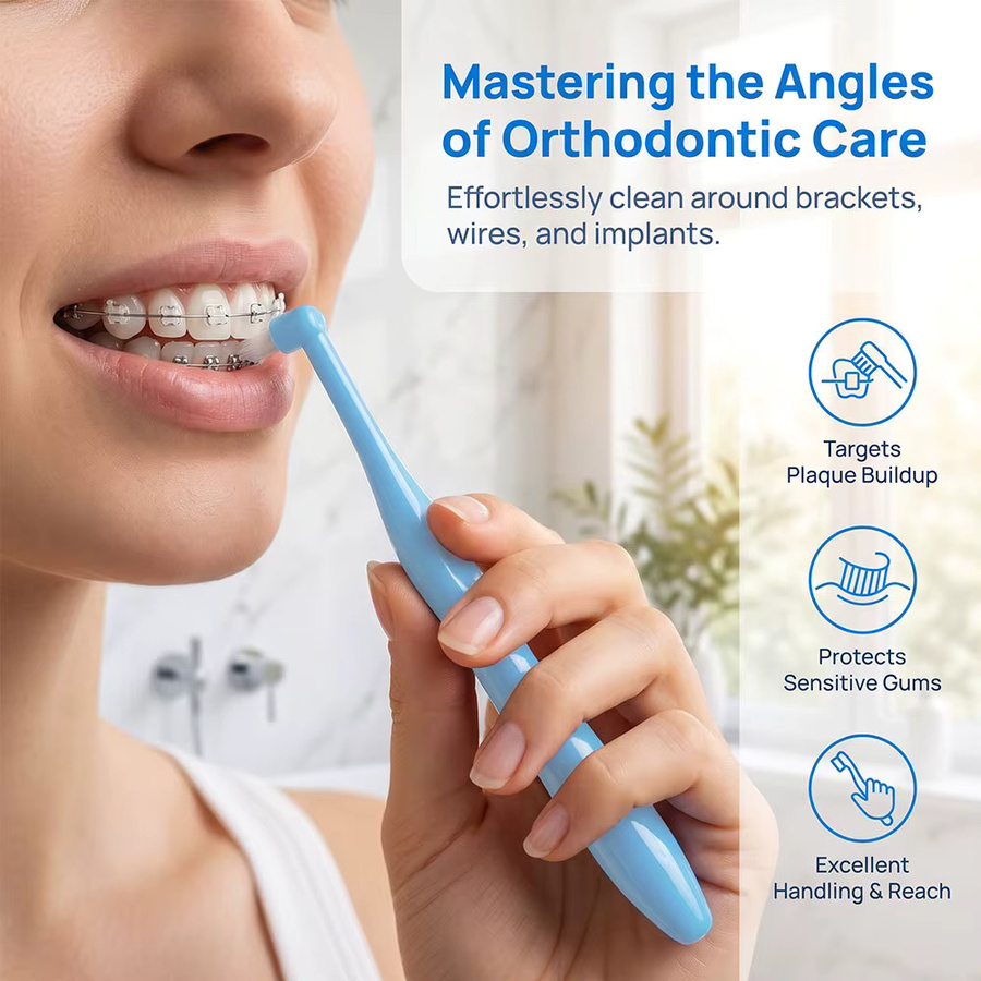 YOUYA DENTAL Tuft-Zahnbürste, weich, 4 Stück - Bild 2