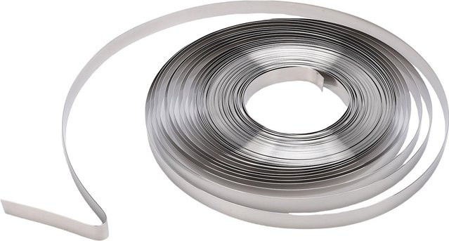 Aimo Edelstahl-Umreifungsbandrolle in Silber, Breite: 1,9 cm, Dicke: 0,05 cm, Länge: 30,48 m - Bild 1