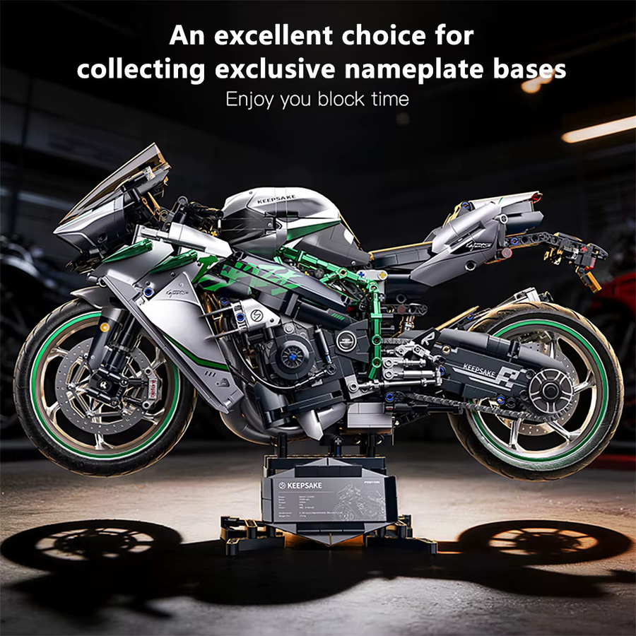 KAVOWORLD Sport-Superbike-Modell, Motorrad-Bausteine-Set, 1:5 Maßstab - Bild 4