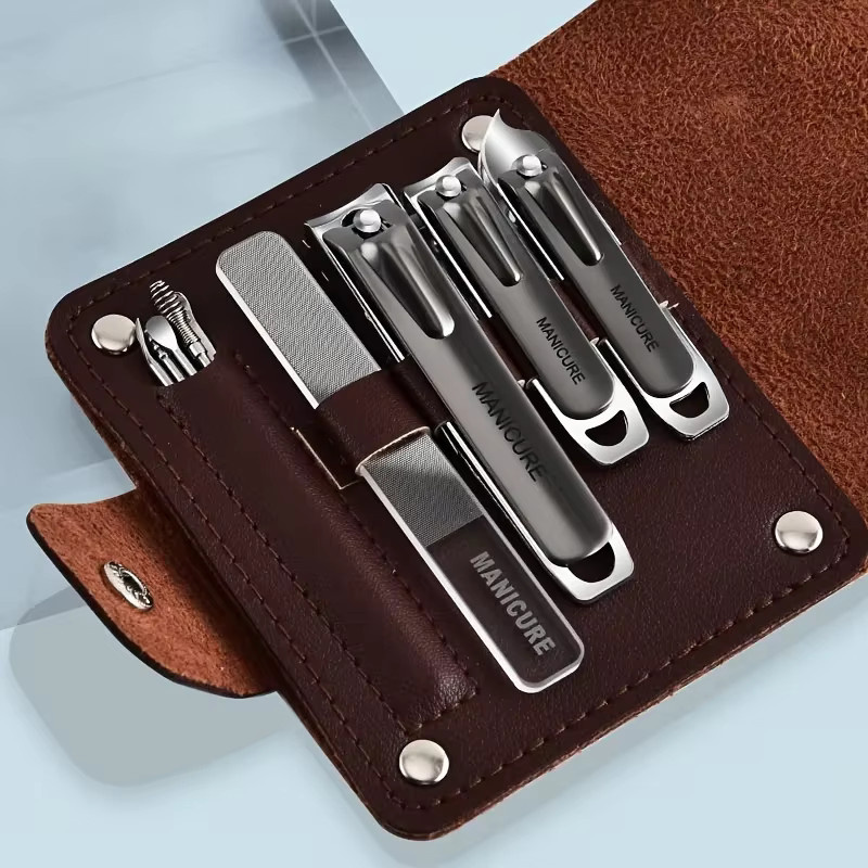 Ouriner Maniküre-Set, 4-teilig, Beige, Glänzend, Unisex - Bild 3