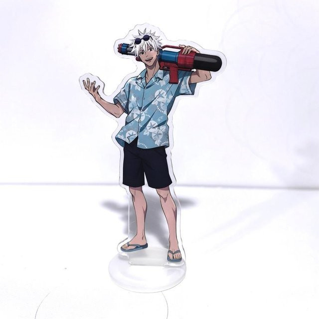 Yiran toy 1 Jujutsu Kaisen Satoru Gojo Geto Suguru Acryl Ständer, Grau, ab 14 Jahren - Bild 1