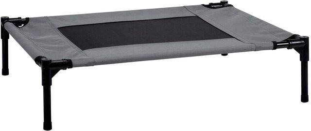 Maxxpro Haustierbett für Hunde aus Polyester, grau, B/H/L: 81 x 17 x 64 cm - Bild 1