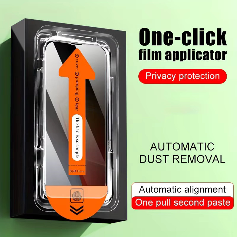 Anti-Spy gehärtetes Glas Full Cover Bildschirmprotektor für Samsung Galaxy A06 A16 A26 A36 A56 A55 A25 A15 A24 A23 A22 A21S A14 A05S in Transparent - Bild 2
