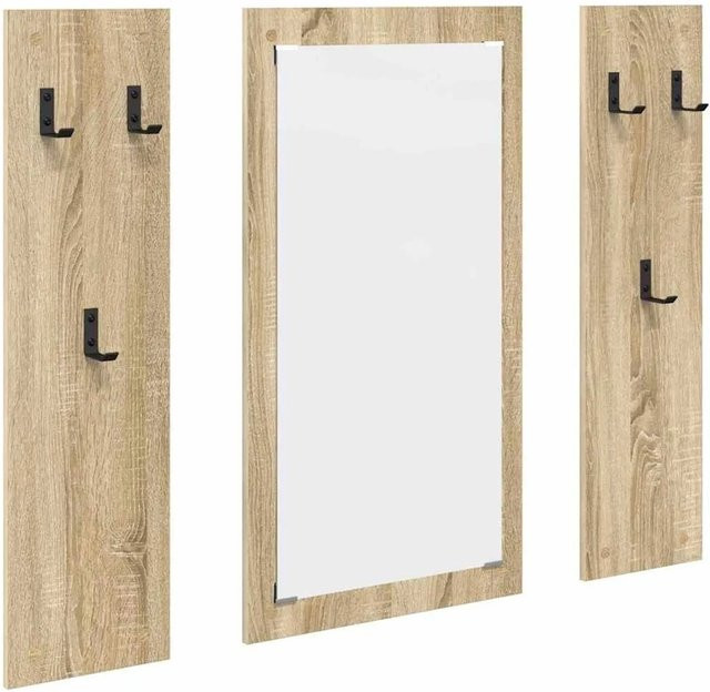 vidaXL Wandmontierter Nachttisch in Sonoma-Eiche, modern, B/T/H: 96 x 1,5 x 90 cm - Bild 1