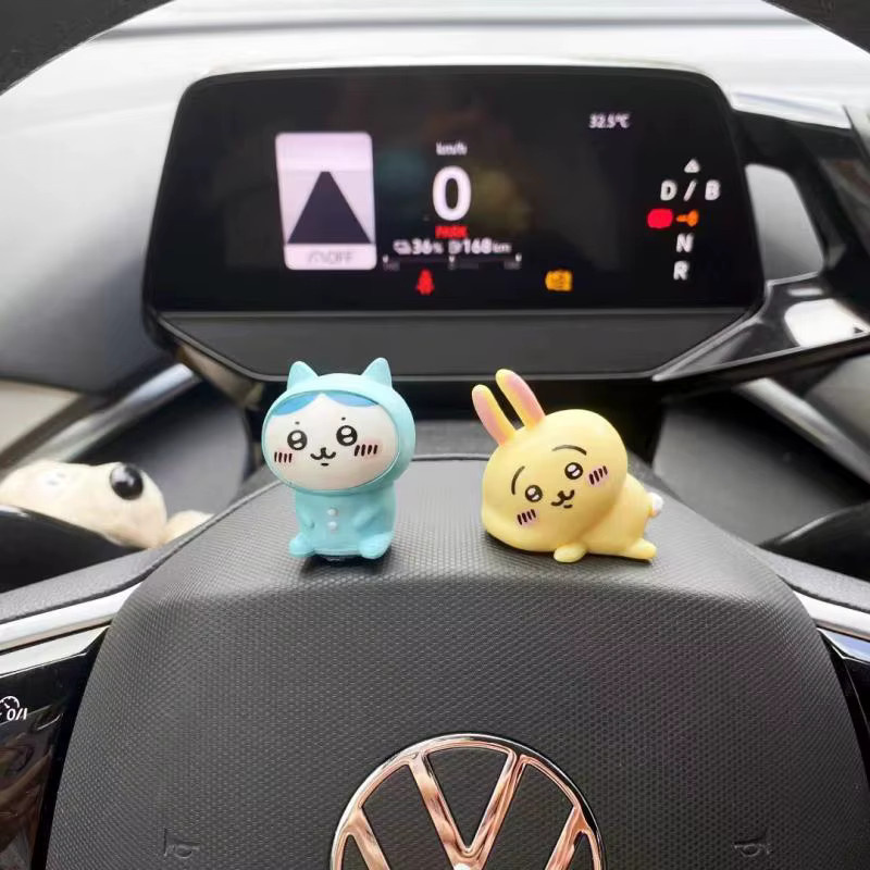 Chiikawa Auto Dekorieren Ornamente Puppe Modell, Zubehör - Bild 3