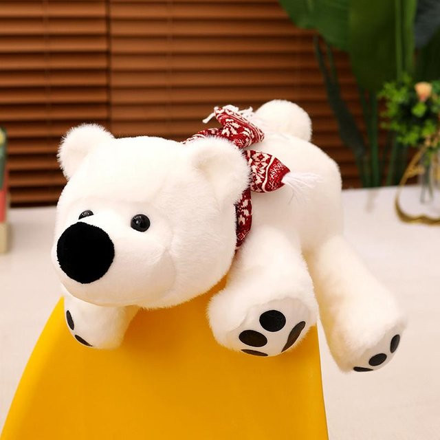 Kidsly Eisbär Puppe, Stofftier, weiß, 36cm - Bild 1