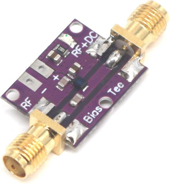 DykbRadio Bias Tee 10MHz -6GHz HF-Biaser DC-Blocker mit Koaxialanschluss für Amateurfunk RTL SDR und LNA Rauscharme Breitbandverstärker - Bild 1