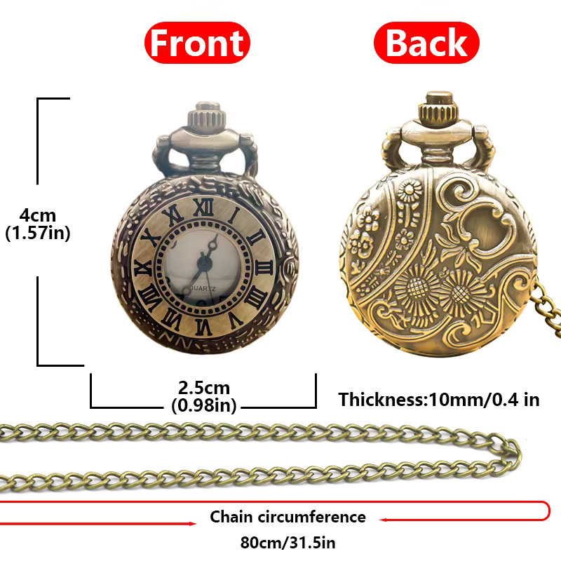 Wecin Halskettenanhänger Digitaluhr, Quarz, Silber, Unisex - Bild 2