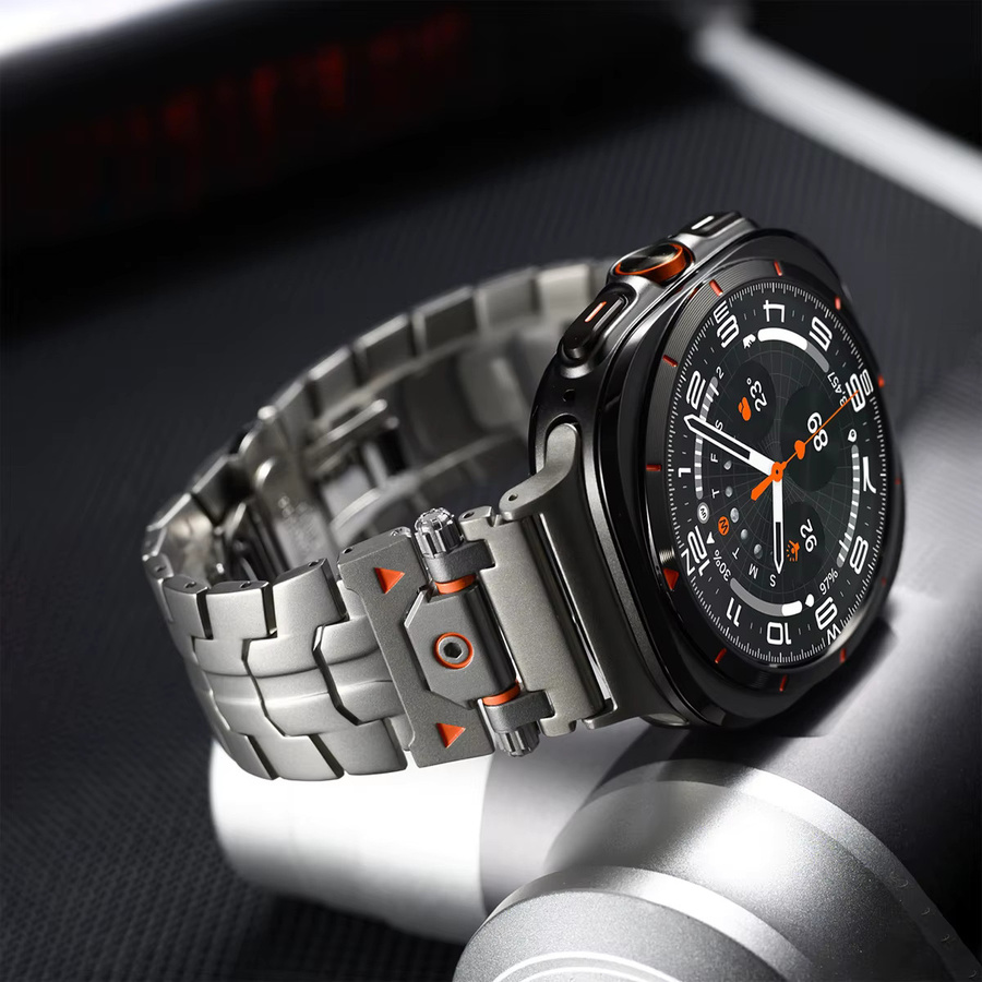 CHIICSMART Uhrenarmband Edelstahl, für Samsung Galaxy Watch 7 Ultra 47mm - Bild 2