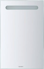Duravit Lichtspiegel No.1 Badspiegel mit LED und Lichtfeld oben, Weiß, B/T/H: 45 x 3,5 x 70 cm - Bild 1