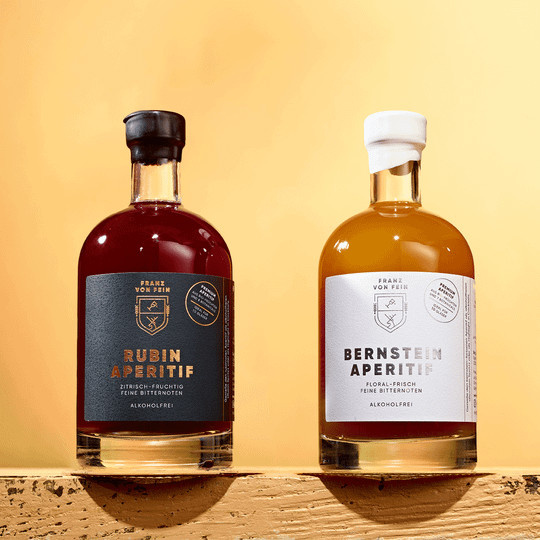 Franz von Fein Alkoholfreie Spirituose Aperitif-Alternative 2 x 0,4 l - Bild 1