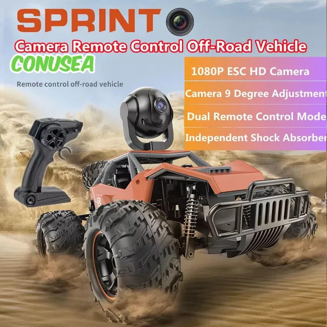 CONUSEA Rc Auto, 1:14, mit Kamera, Wifi Fpv, Orange - Bild 1