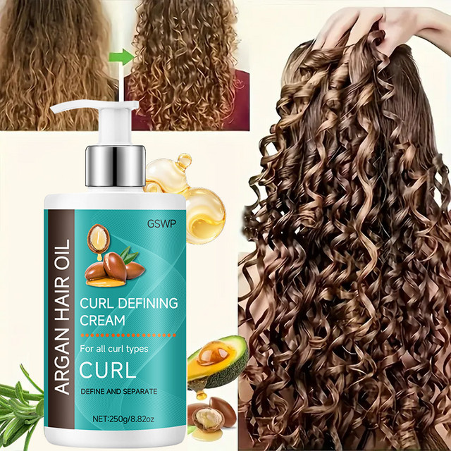 GSWP Locken-Definierungscreme mit Rizinusöl und Keratin, 250g - Bild 1