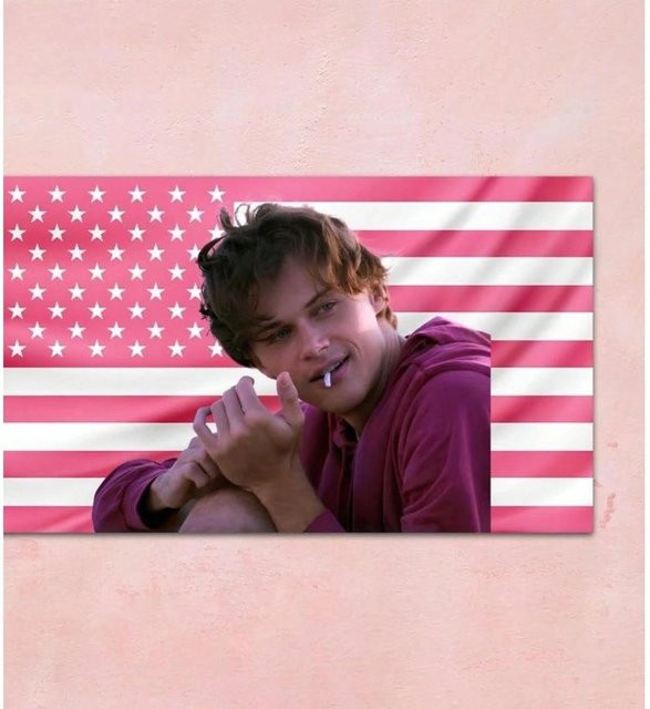 Wandteppich Conrad Fisher Rauchflagge Der Sommer, in dem ich hübsch wurde von JMG Household Supplies, B: 90 cm, H: 40 cm - Bild 1