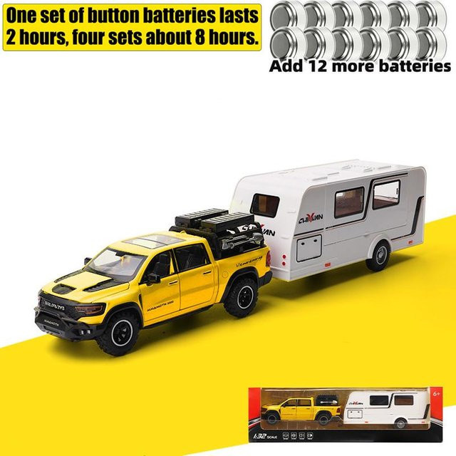 Linyi toy car Dodge Ram 1000 Trx Mammoth Pickup, Modellauto, 1:32, Metall, ab 14 Jahren - Bild 1