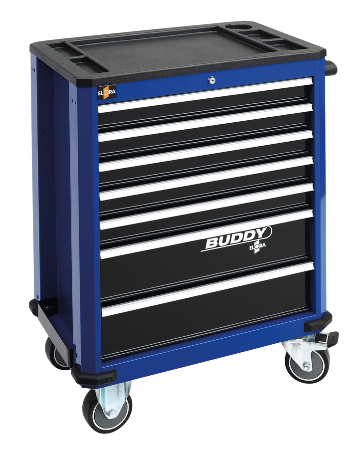 Elora Werkzeugwagen Buddy in Blau, leer, ELORA-1210-L7B - Bild 1
