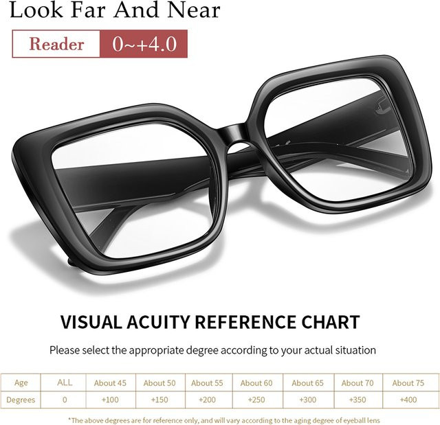 POAT Lesebrille, rechteckig, Vollrand, Kunststoff, multicolor, Herren - Bild 1