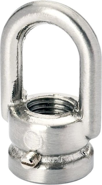 Orion Lightstyle Ringnippel M10x1 aus Messing in Silber Matt - Bild 1