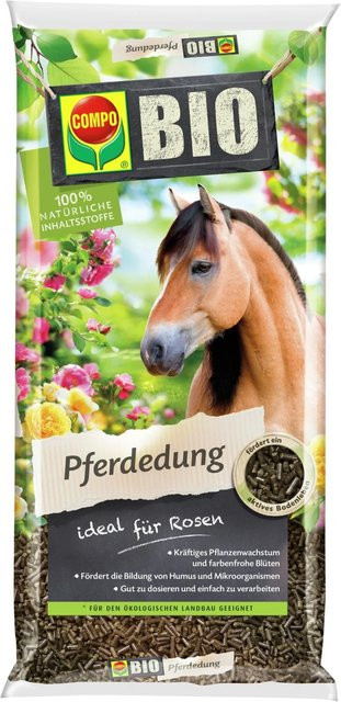 Compo Bio Pferdedung für Rosen und Pflanzen aller Art, 12 kg - Bild 1