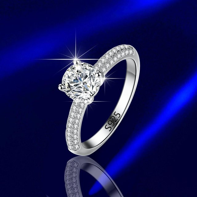Allbestart Ring, Silber, Zirkonia, Damen - Bild 1