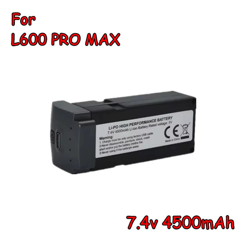 LYZRC Lipo-Akku 7,4V für Drohnen L200 PRO, L200 PROMAX, L500 PRO, L600 PRO, L600 PRO MAX, L800 PRO2, L900 PRO und L900 PRO SE in Orange und Schwarz - Bild 2