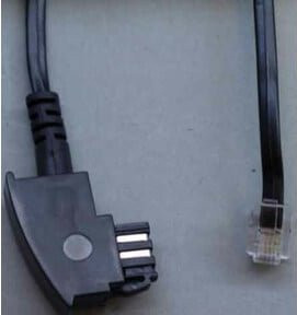 E+P Elektrik TAE-F St.6/2 und West.St.6/4 Verbindungskabel 3m T170/3 in Schwarz - Bild 1
