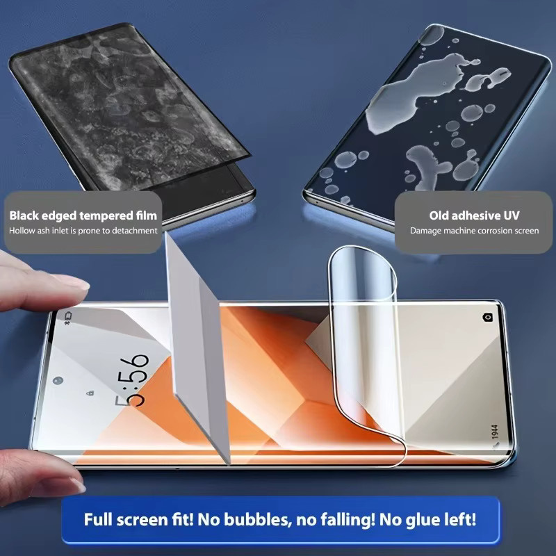 3er-Pack Hydrogel-Displayschutz Folie für Xiaomi Redmi Note 13 12 Pro 5G 11 Pro 10 5G 9 10T 13C transparent - Bild 5