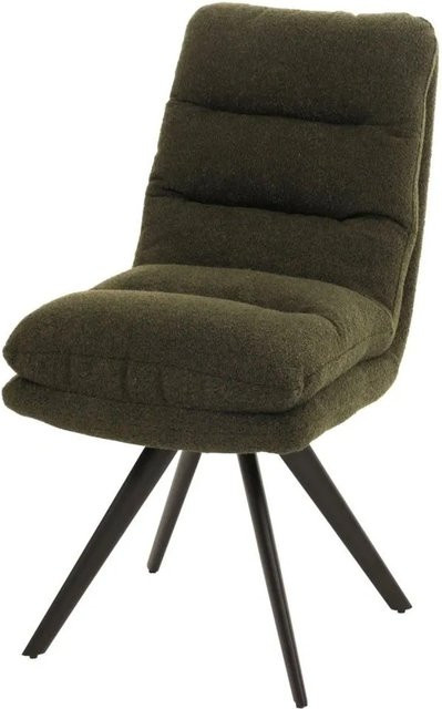 MCW Esszimmerstuhl G66 drehbar mit Bouclé-Bezug in Grün - Bild 2