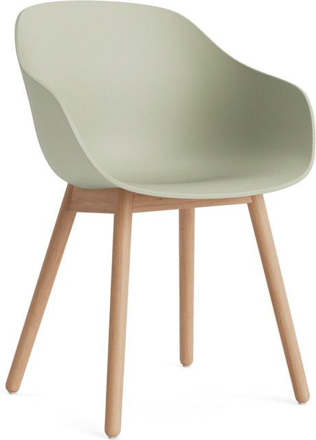 HAY About A Chair AAC 212 mit Armlehnen in Grün aus Holz mit organischem Design - Bild 1