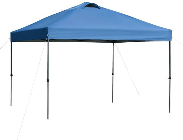 Outsunny Pavillon aus Stahl und Polyester in Blau, B/H/L: 295 x 264 x 295 cm - Bild 1